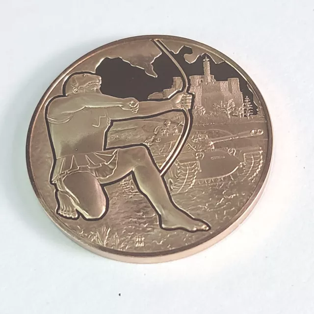 The Six-day War Bronze Medal The Medalic History Of The Jewish People