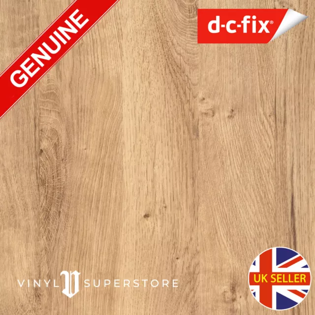 D-C FIX RIBBECK EICHE HOLZMASERUNG KLEBRIGE RÜCKSEITE KUNSTSTOFF SELBSTKLEBENDE VINYLFOLIE 45cm