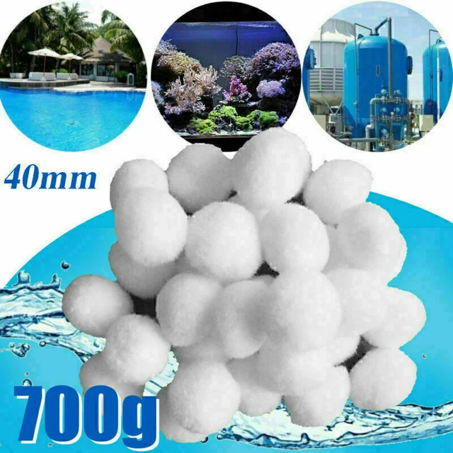 Boules Filtration Piscine 700g - Remplacent 25kg De Sable, Écologiques Et Haute Performance