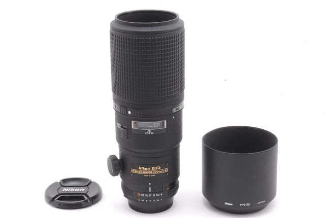 *NEAR MINT+++* NIKON ED AF MICRO NIKKOR 200mm F/4 D IF Ai MACRO LENS From JAPAN