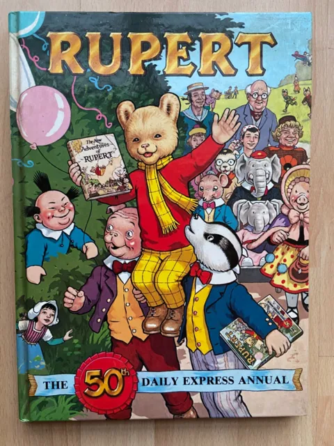 RUPERT BEAR ANNUALS,  50th, 70th, 75th ANNIVERSARY ISSUES, MULTI LISTING.