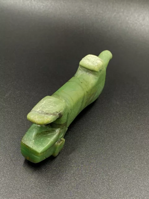Old Antique Aventurine Jade Tiger Figure Bead Pendant Ancient Pyu Culture Burma 7