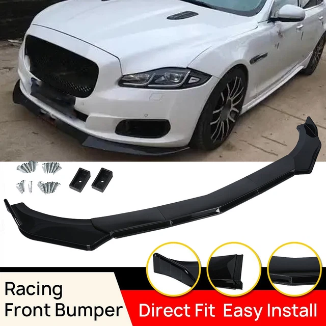 Front Bumper Lip Spoiler Splitter For Jaguar XE X760 XF X260 XJ X351 XK XKR HL