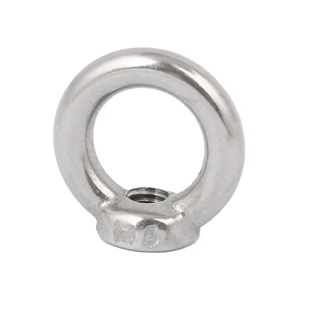M5 Fil Dia. Acier Inoxydable 304 Forme Anneau Levage Oeil Des Clous Ton Argent