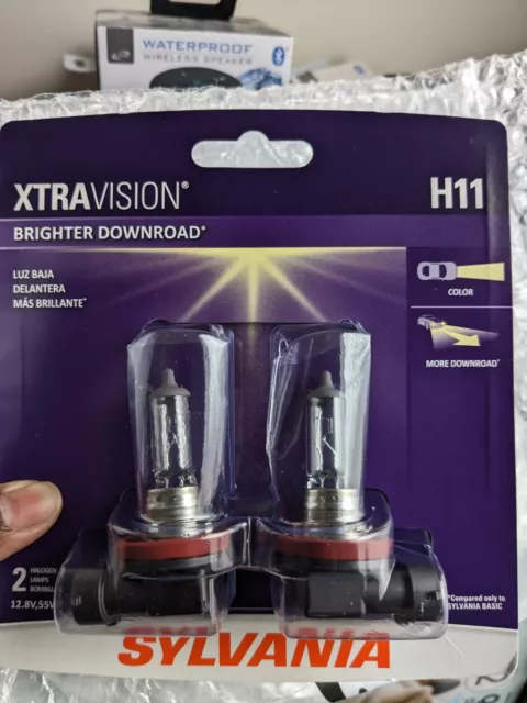 Headlight Bulb-Base Sylvania H11XV.BP2