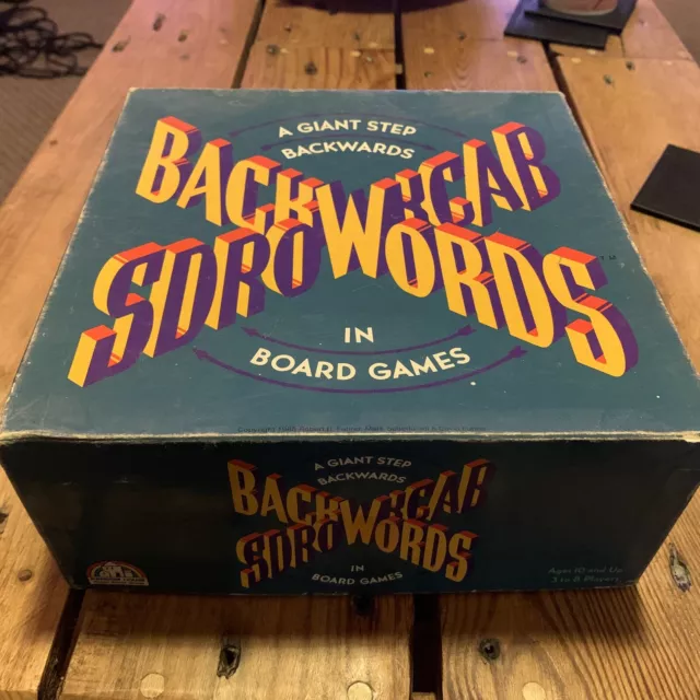Vintage1988 Backwords Board Game - A Giant Step Backwards in Board Games