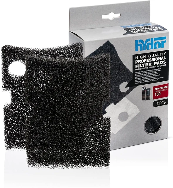 Hydor High Quality Professional Black Coarse Sponge Filter Pads for Filters