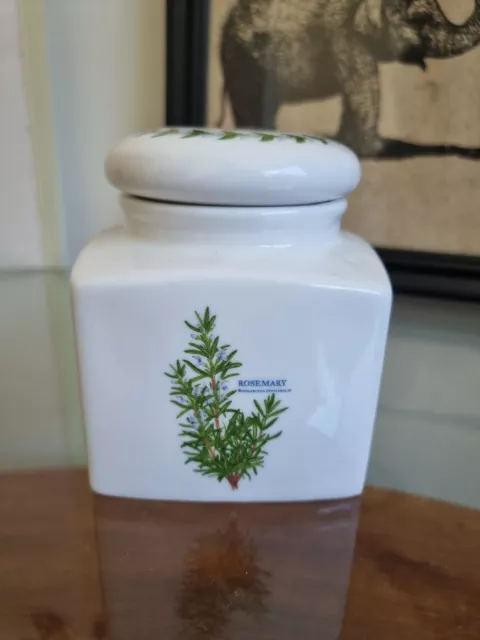 Maxwell and Williams Fragrant Garden Rosemary Canister Quality Porcelain