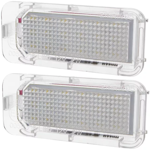 2x COPPIA LUCE TARGA POSTERIORE LED PER FORD C-MAX FIESTA VI MK7 FOCUS II III