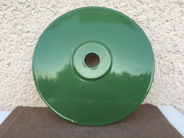 Ancien Abat-jour Plafonnier Encastré Années 50 - Verre Côtelé Givré - Style Rétro
