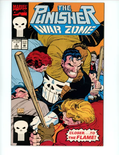 Punisher War zone #4 Comic Book 1992 NM Marvel Comics Direct