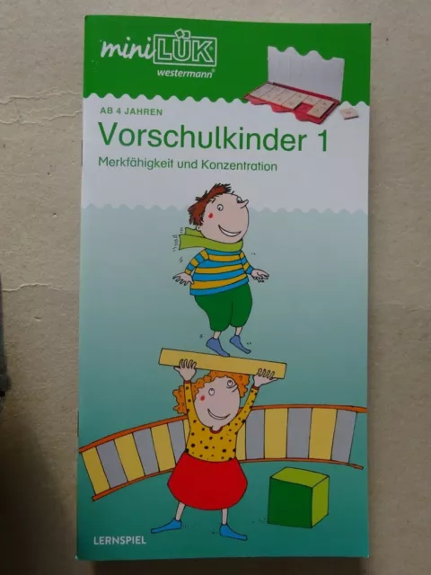 XXXX mini Lük Heft , Vorschulkinder 1 , ab 4 Jahren , NEU