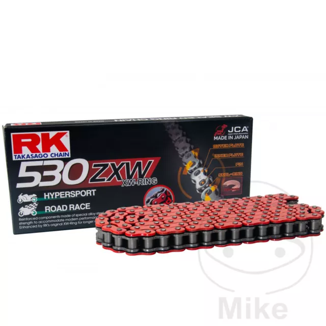 RK Cadena de moto abierta con enganche remache XW-RING 530ZXW/114