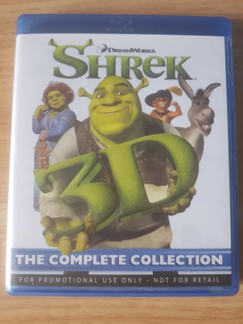 SHREK - THE Complete 3D Collection 1-4, region free blu ray set - 4 ...