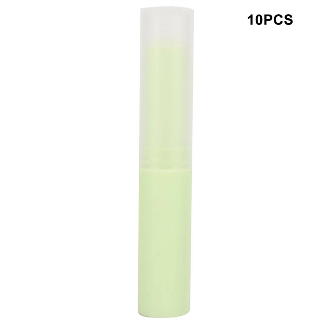 10pcs Empty Lip Balm Tube Lip Gloss Container Lipstick Making (Green ) BT5
