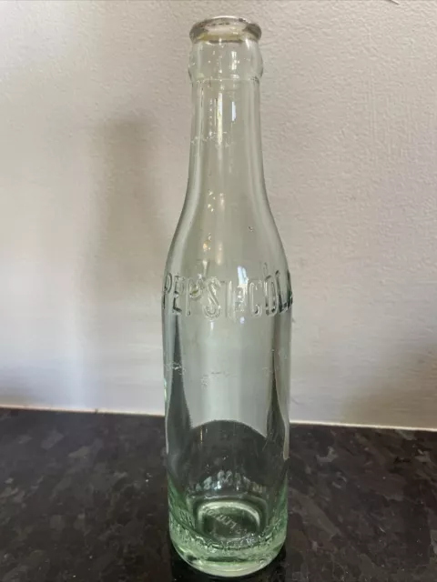 1910s PEPSI COLA STRAIGHT SIDED BOTTLE CHARLOTTE NC “NOT FOR SALE” 6.5 oz RARE