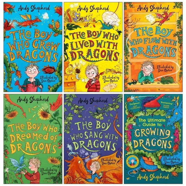 Boy Who Grew Dragons Series by Andy Shepherd 6 Books Set - Ages 7-9 -Paperback