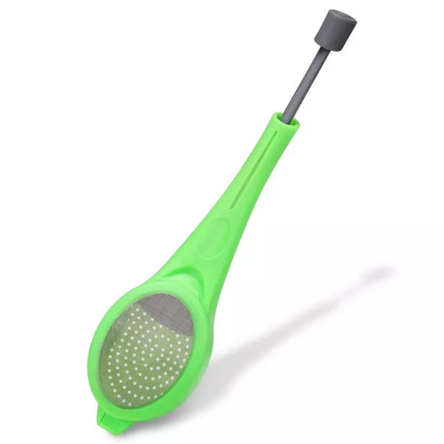 Silicone Tea Infuser Built-in Plunger Healthy Intense Flavor Portable Filter