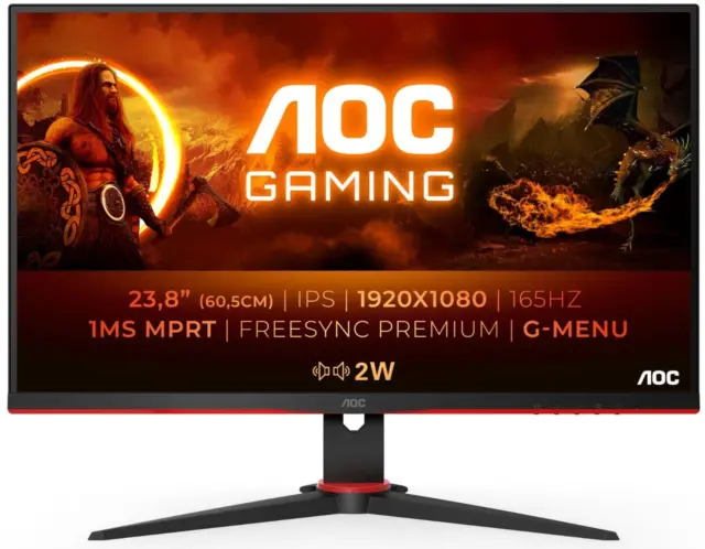 AOC Gaming Monitor LED display 60,5 cm 24 Zoll 1920 x 1080 Pixel Full HD