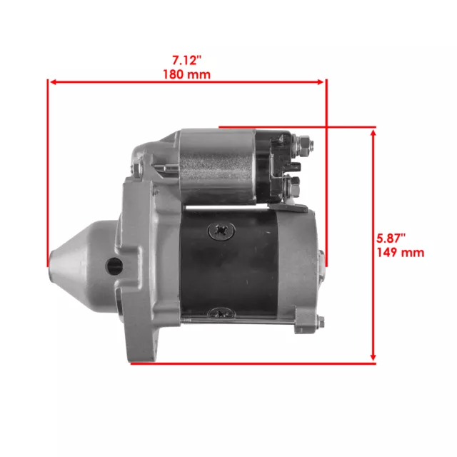 Starter for John Deere Lawn and Garden Tractors GT242 GT262 GT275 / AM108615 2