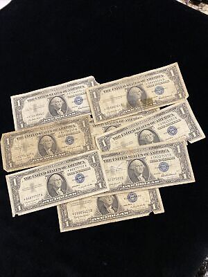RARE One Dollar 1957 A B $1 Star ⭐️ Note Silver Certificate Blue Seal Error Bill