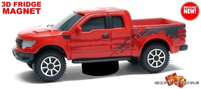 Htf Fridge Magnet Red Ford F150 Raptor Truck Or Diorama S Custom Limited Edition