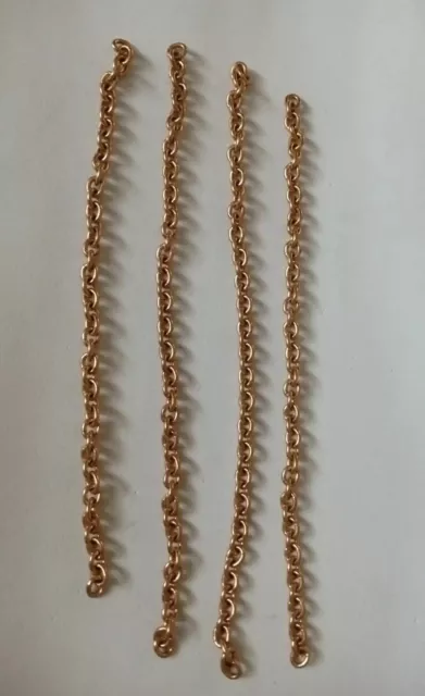 5pcs Pull Chain Extension 36 Inch Long 0.1 Inch Diameter Beaded Link with  Clasp
