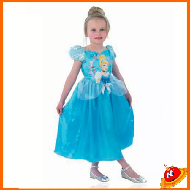 Costume Carnevale Ragazza Bambina StoryTime Principessa Cenerentola Tg 7-8 anni
