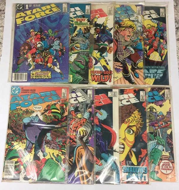 10 ATARI FORCE DC Comics Issues 1 through 10 Lot #1 #2 #3 #4 #5 #6 #7 #8 #9 #10