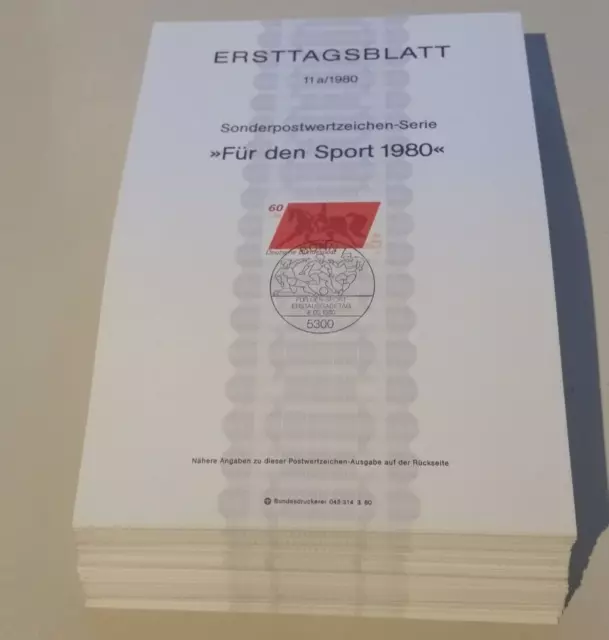 1.150 ETB Ersttagsblätter Bund BRD + Berlin 1980-1993