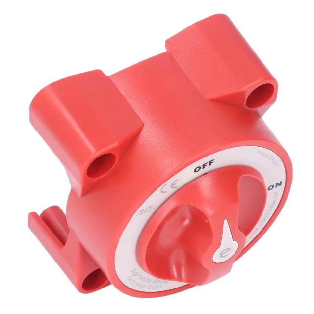 350A BATTERY SWITCH ON/Off Knob Type Single Circuit Power Disconnect ...