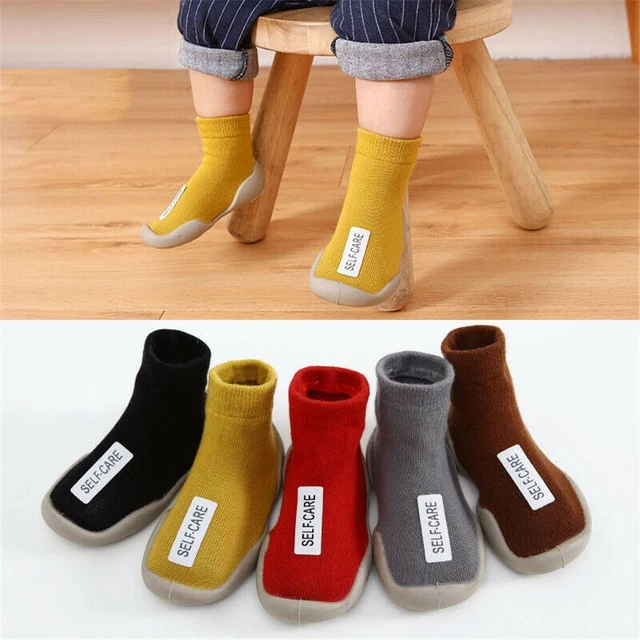 da neonato Calze pantofole per bambini Antiscivolo Cotone For 6-30 Months