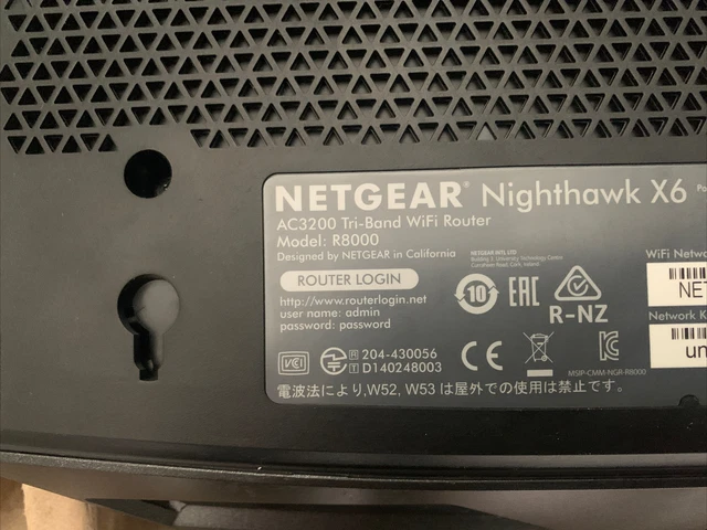 NETGEAR Nighthawk X6 router WiFi intelligente (R8000) - AC3200 Tri-band 2