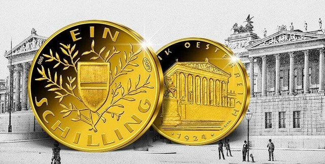 Großbritannien 1 Schilling Münze Von 1787 - Versilbertes Sammlerstück