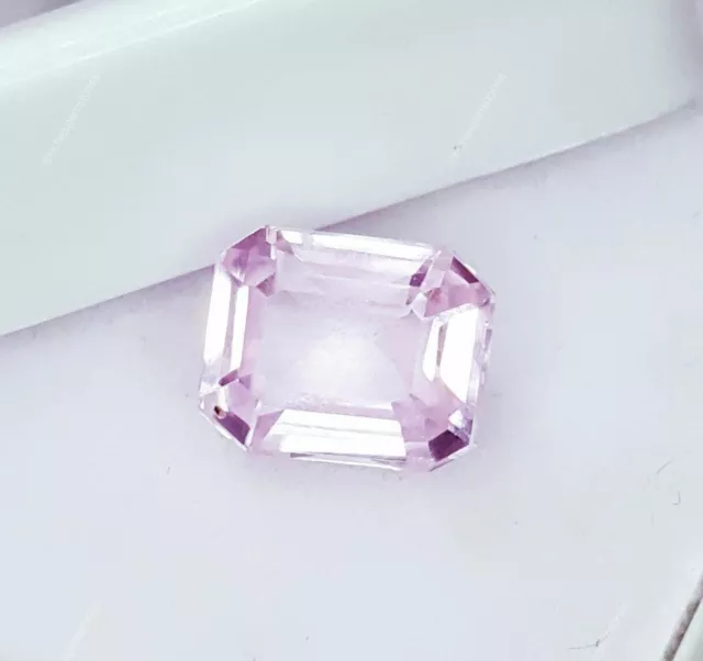 Certified Natural Morganite Gemstone 3.37 Cts Loose Octagon Faceted South Africa