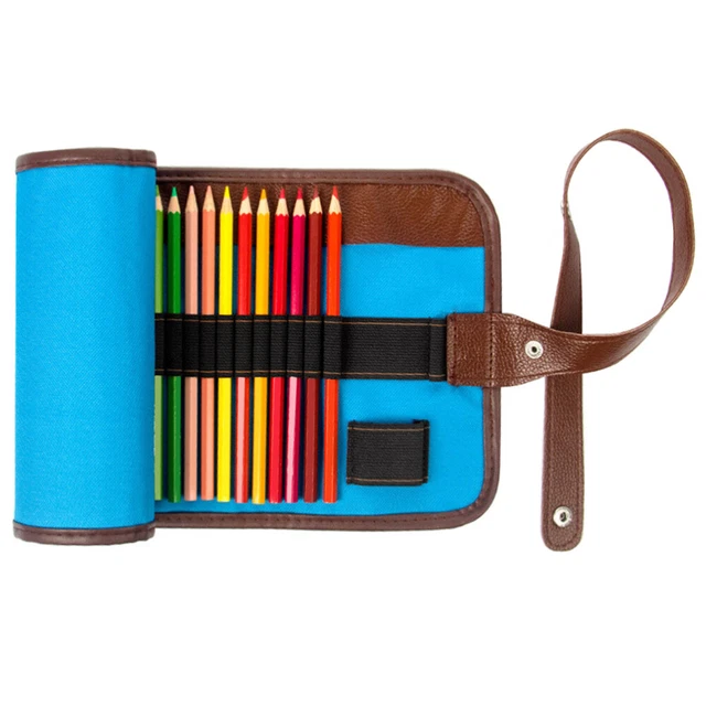 Bolsa de almacenamiento de lápiz de colores soporte lápices de colores para adultos cortina aldult
