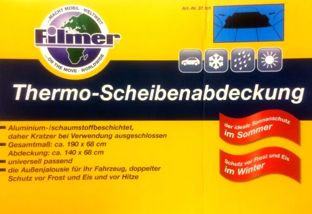 5X THERMO SCHEIBENABDECKUNG für PKW Auto Kleinwagen Winter EUR 19,95 -  PicClick DE