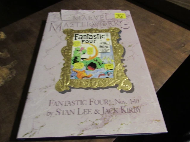 Fantastic Four Marvel Masterworks Volume 2 Graphic Novel Hardcover Torn Cover