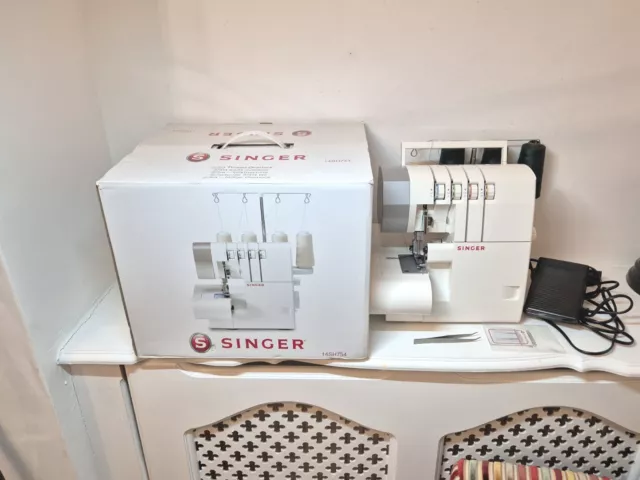 Heavy Duty Portable Singer 2/3/4 Thread Overlocker Sewing Machine, Model 14SH754