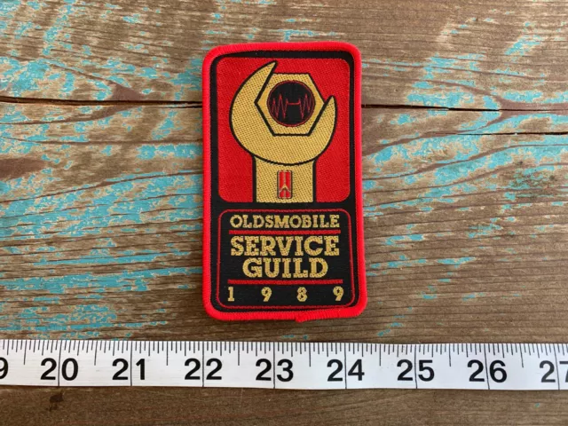 Vintage 1989 Oldsmobile Service Guild Dealership Patch 442 W-30 Cutless 88 98