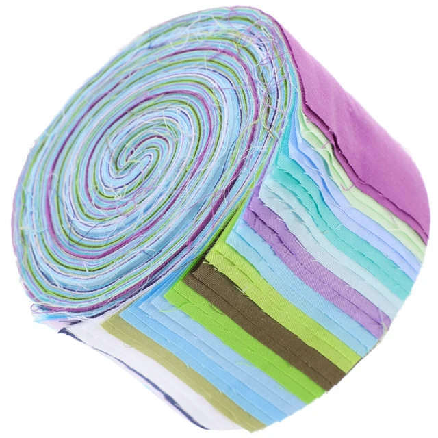 DIY Supplies Cotton Fabric Bundle Squares Patchwork Quilting Strip Jelly