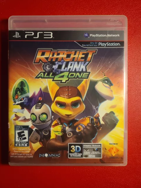 Sony PS3 PlayStation 3 - Ratchet and Clank: All 4 One - CIB Tested