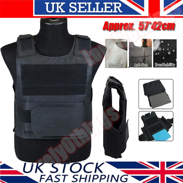 Anti Stab Vest Body Armour Anti-knifed Security Stab Proof Vest Bulletproof Xmas