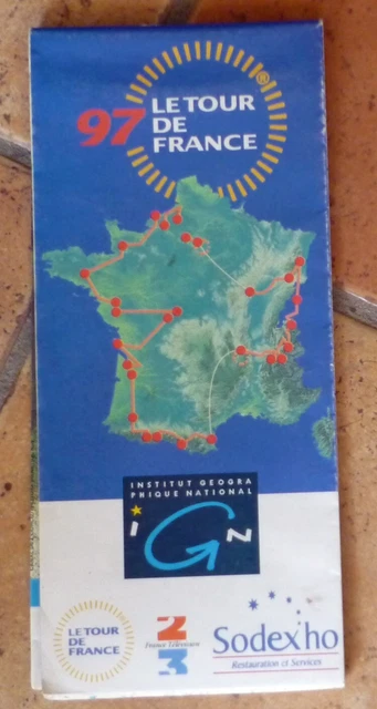 CARTE MURALE OFFICIELLE Tour De France 2012 EUR 3,00 - PicClick FR