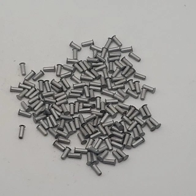 Hardware Fasteners Lot: Assorted Sizes Solid Aluminum Countersunk Head Rivets