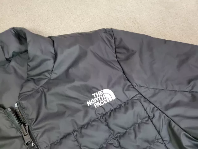 THE NORTH FACE Jacket Mens Small Black Thermoball Eco Quilted Insulated ...