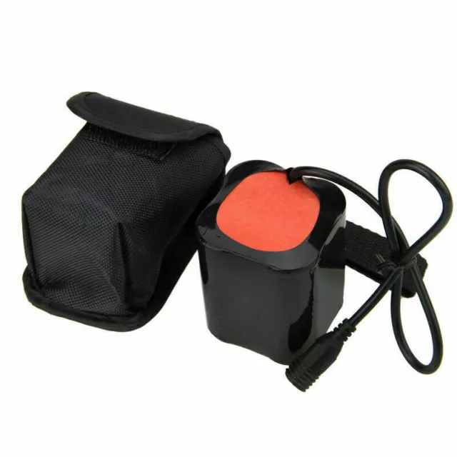 8.4V Rechargeable Battery Pack 20 000mAh Pouch For LED Bike Light Head lamp