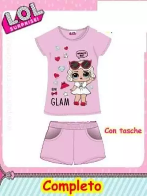 Abbigliamento Bambina Lol Surprise Completo Tshirt Da Bimba 3 4 5 6 8 Anni 2