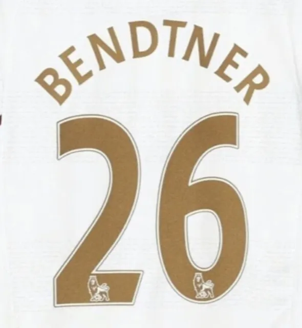 Arsenal BENDTNER #26 NameSet 2007-2013 Flock Heat Transfer Premier League