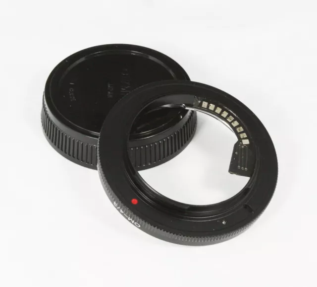 AF Confirm Olympus OM lens to Olympus OM 4/3 mount Adapter E-1 3 5 30 450 520